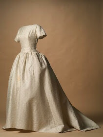 Silk Damask Wedding Gown designed by Manuel Pertegaz, 1960
