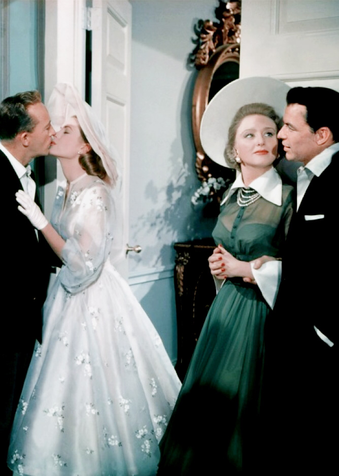 Grace Kelly with Bing Crosby, Celeste Holm and Frank Sinatra in film High Society(1956)