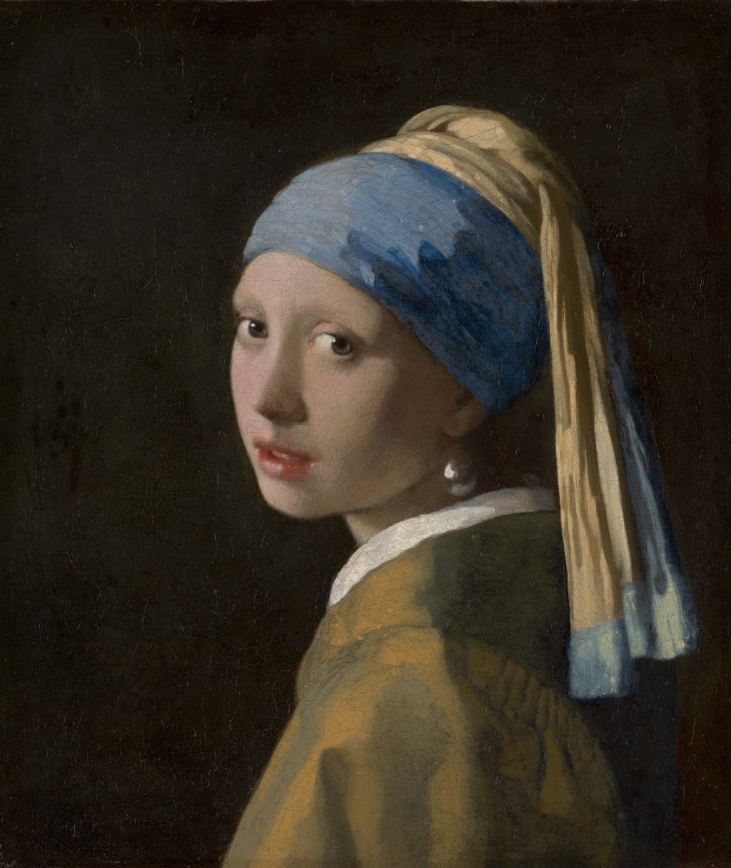 The Girl with a Pearl Earring, Johannes Vermeer, 1665, Mauritshuis, The Hague