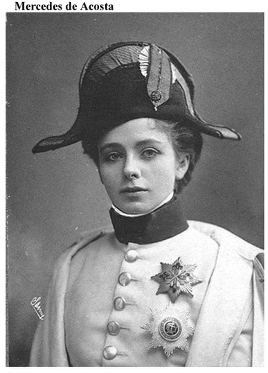 Mercedes de Acosta, lover of Greta Garbo, sister of Rita de Acosta Lydig