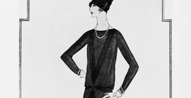 Elegant style icon wardrobe essentials: The Little Black Dress: Coco Chanel's model T black dress, 1926