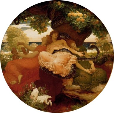 he Garden of the Hesperides by Sir Frederic Leighton 1892, Lady Lever Art Gallery
