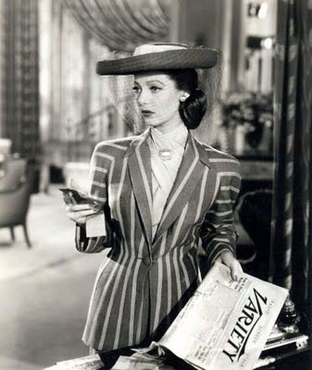 Loretta Young in film Bedtime Story(1941), costume designed and by Irene