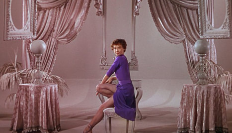 Leslie Caron in film An American in Paris(1951), costume designed by Orry Kelly