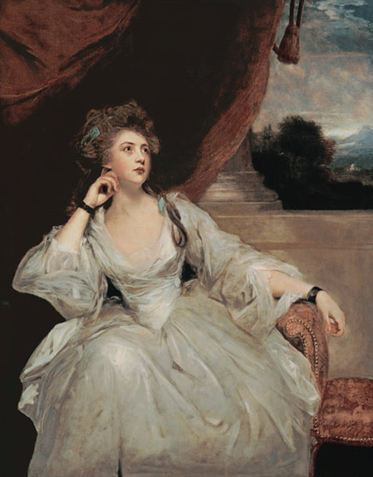 portrait of Mrs. Stanhope by Joshua Reynolds