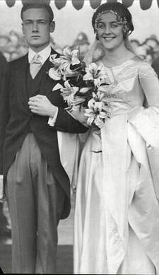 Bryan Walter Guinness and Diana Mitford Guinness on their wedding