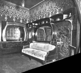 Double sofa designed by Georges de Feure for Pavillon de l'Art Nouveau