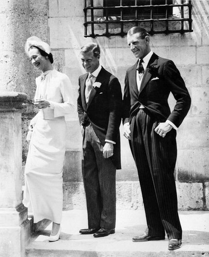 Wallis Simpson Duchess of Windsor 1937 wedding dress ensemble designed by Mainbocher