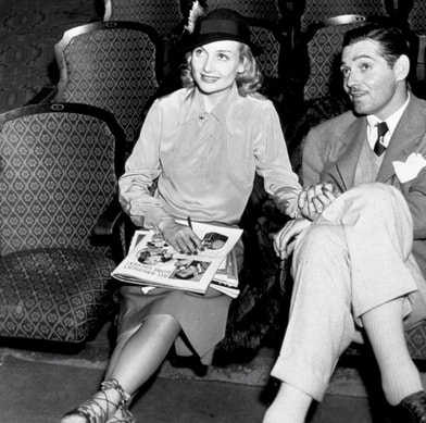 Clark Gable with Carole Lombard, his third wife