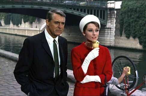 Audrey Hepburn with Cary Grant in the comic thriller Charade (1963)