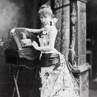 La comédienne Sarah Bernhardt dans «Frou-Frou»