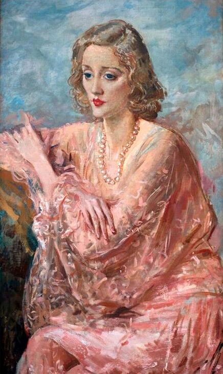 Tallulah Bankhead's portrait (1929), by Augustus John