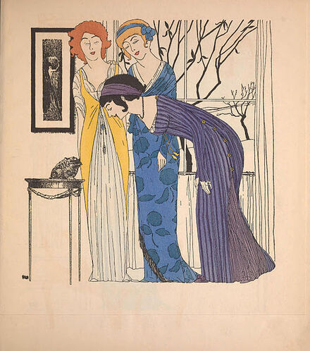 Créations de 1908 illustrées par Paul Iribe dans Les Robes de Paul Poiret planche 17