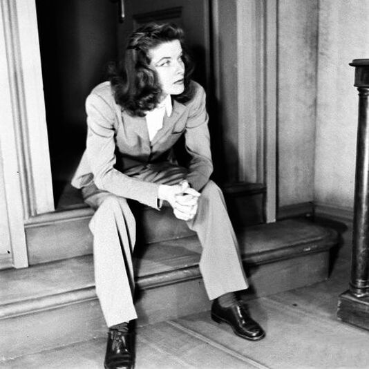 Katharine Hepburn in pants