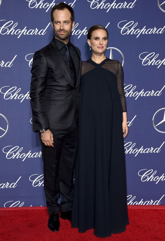 Natalie Portman with husband Benjamin Millepied