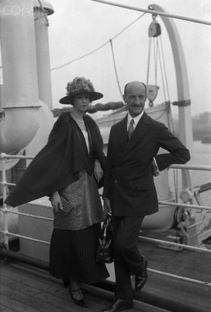 Consuelo Vanderbilit with her husband Jacques Balsan(16 September 1868-4 November 1956)