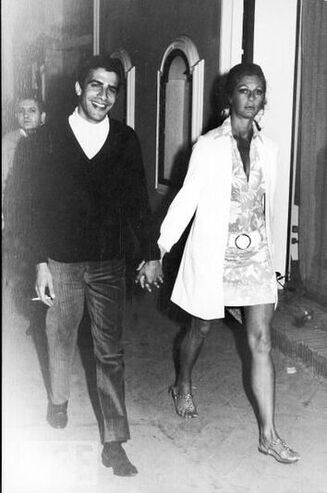 Fiona von Thyssen with Alexandre Onassis