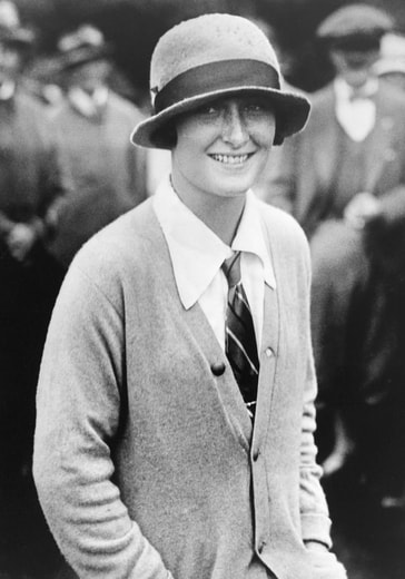 Simone de la Chaume, golf champion and wife of Rene Lacoste
