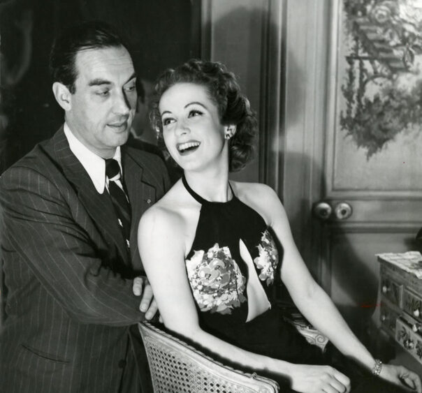 Danielle Darrieux avec Henri Decoin, son premier mari