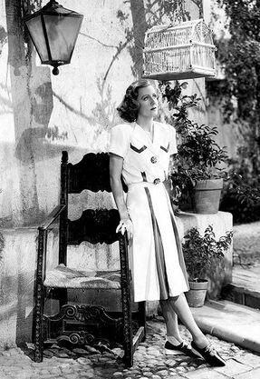 Irene Dunne dress designed by Howard Greer