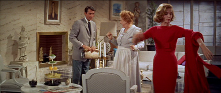 Lauren Bacall with Gregory Peck in film Designing Woman, 1957
