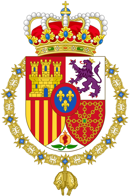 Felipe VI's arms as king of Spain