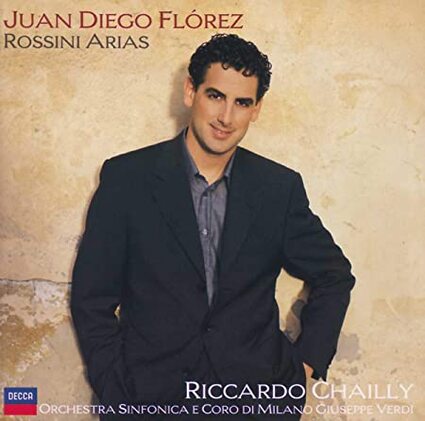 ​Juan Diego Flórez Salom (born 13 January 1973) on the cover of his CD: Rossini Arias