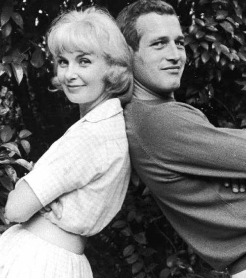 Paul Newman and his second wife Joanne Woodward