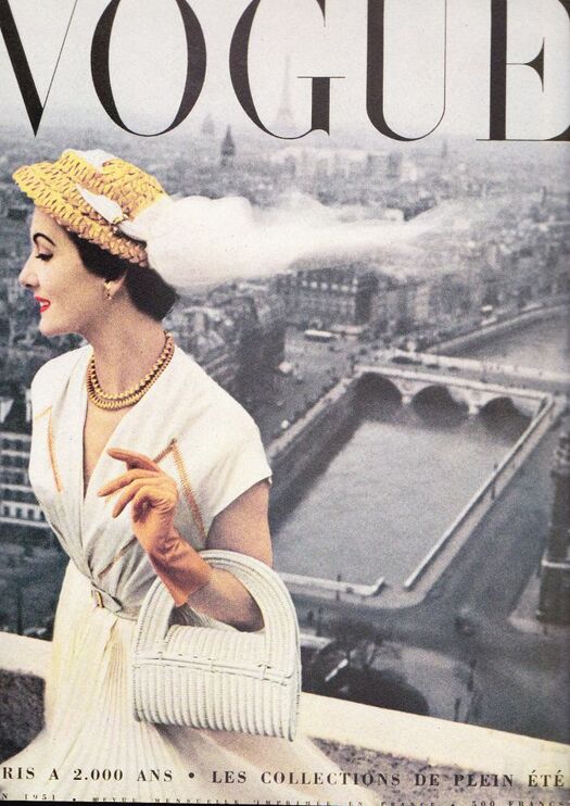 Vogue cover, photo by Robert Doisneau