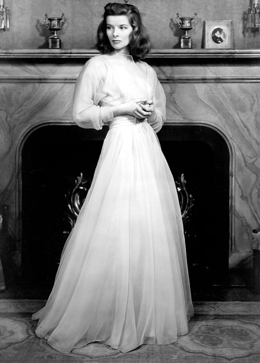 Katharine Hepburn in Philadelphia Story(1941), costume designed by Adrian