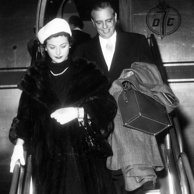 Hedy Lamarr with her fifth husband W. Howard Lee