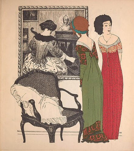 Créations de 1908 illustrées par Paul Iribe dans Les Robes de Paul Poiret planche 15
