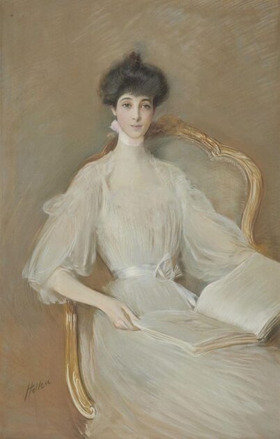 Consuelo Vanderbilt, Duchess of Marlborough, by Paul César Helleu, c. 1900
