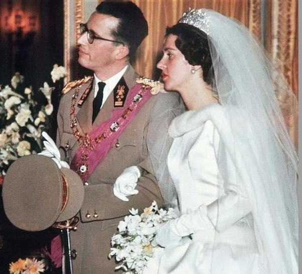 HM King Baudouin I of the Belgians and Doña Fabiola de Mora y Aragón wedding ceremony, December 15, 1960