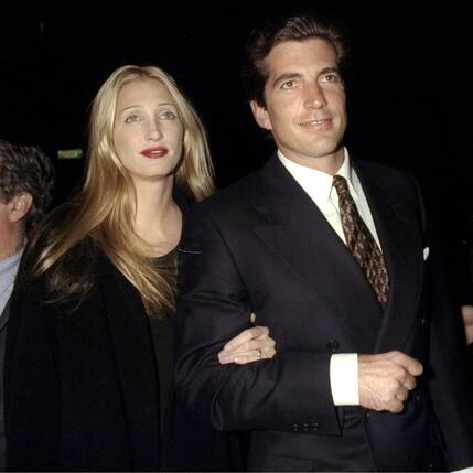 John F. Kennedy Jr. and his wife Carolyn Bessette