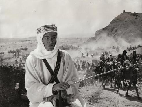 Peter O'Toole in film Lawrence of Arabia (1962)