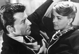 Gérard Philipe avec Jeanne Moreau dans Les liaisons dangereuses (1959) par Roger Vadim