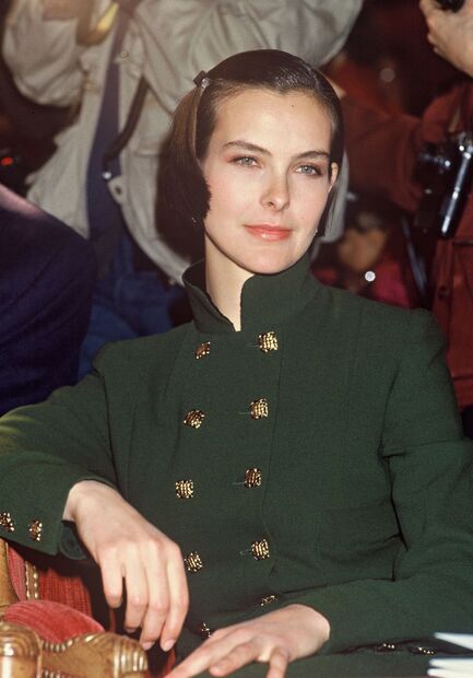 Carole Bouquet fashion week Paris 1989