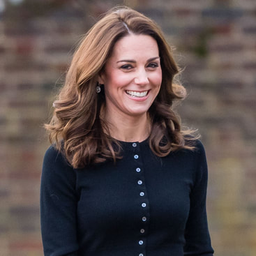 Kate Middleton, Duchess of Cambridge style Christmas look with black cashmere cardigan