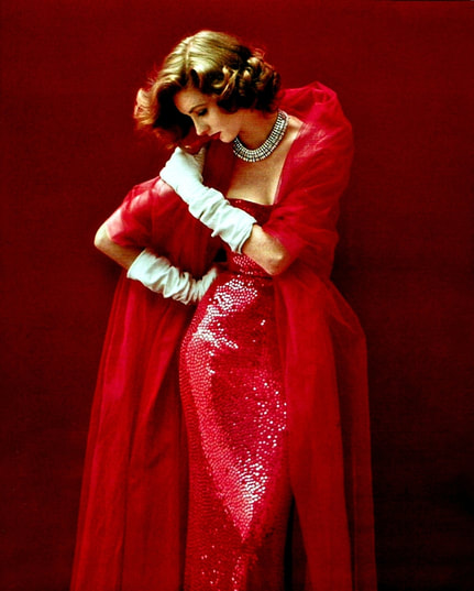 Suzy Parker in Norman Norell, Life Magazine cover, 1952