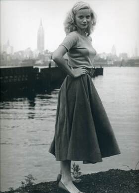 Eva Marie Saint in 1954, photo by Philippe Halsman