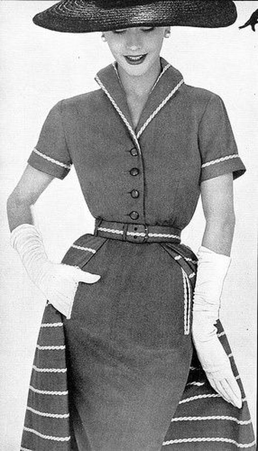 Anne Gunning for British Vogue, 1954