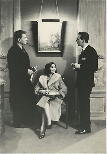 Jean Pierre Aumont with his wife Marisa Pavan