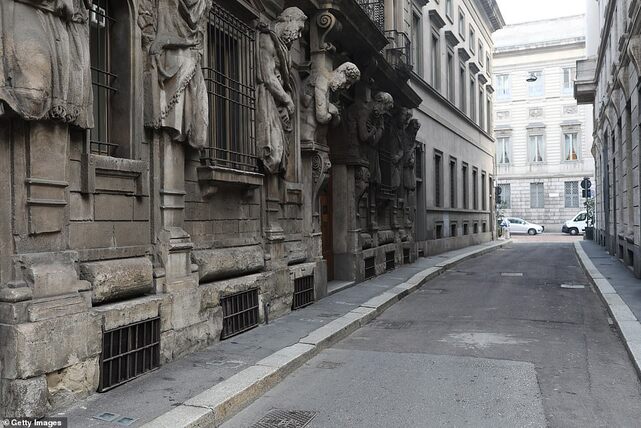 Milan street empty coronavirus 2020