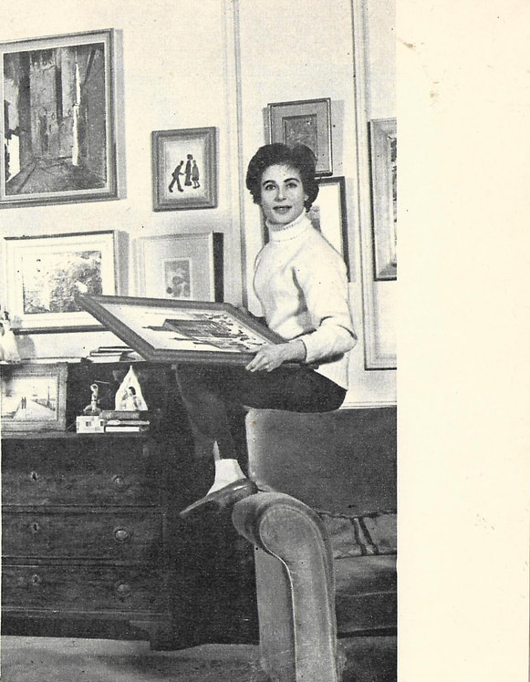 Yvonne Mitchell at home
