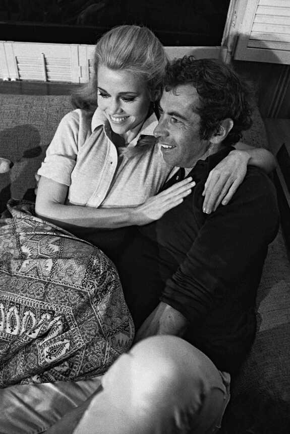Roger Vadim with Jane Fonda