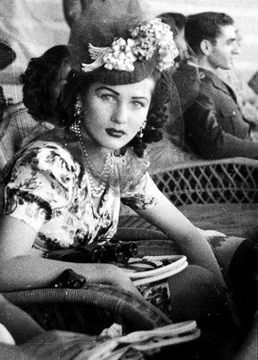 Princess Fawzia Fuad of Egypt young jeune, looks like Vivien Leigh