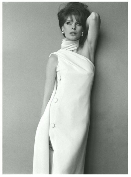 Button dress, 1960, photo by John French