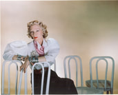 Millicent Rogers at the Taos Museum, 1948 photo by Louise Dahl-Wolfe for Harper`s Bazaar