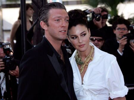 Monica Bellucci with her husband Vincent Cassel, Cannes Festival, 2006